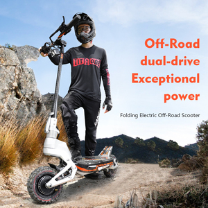 Trottinette auto-équilibrante Titaone X10, 60V, double moteur, autonomie de 100 km, vitesse maximale de 90 km/h, pliable, trottinette à essence - Product Image 6