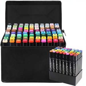 Pennarelli Artistici a Doppia Punta per Disegno e Pittura ad Alcool, Set da 80 Colori Vivaci per Bambini e Adulti - Product Image 6
