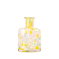Bouteille vide de diffuseur de roseau d'aromathérapie de parfum en verre de couleur soufflé à la main de 250ml en gros