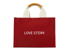 Sac fourre-tout en toile de coton à bandoulière unique, grande capacité, avec fermeture éclair et broderie de logo personnalisée, portable pour le shopping - Product Image 3