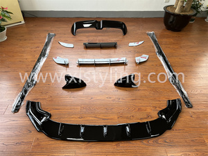 Aero Kit Spoiler Diffuseur Arrière CS Style Front Splitter Lip Max Side Skirt Mirror Cover pour <span class=keywords><strong>Golf</strong></span> MK7 <span class=keywords><strong>7</strong></span>.5 - Product Image 2