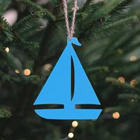 Tailai 40 pièces de voiliers en bois découpés au laser, décorations nautiques usinées par CNC, figurines de bateaux en bois artisanales