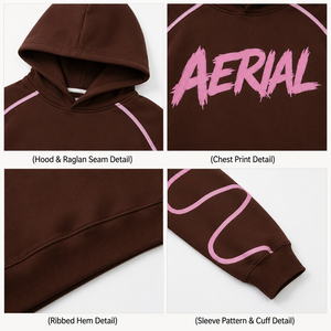 Sweat à capuche OEM 500 g/m² 100 % coton, couleur unie, streetwear, logo imprimé, design premium, sweat à capuche pour homme - Product Image 3