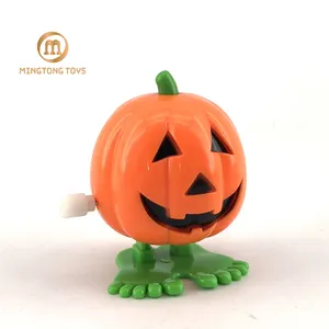 Atacado barato crianças engraçado halloween natal presente mini plástico cartoon abóbora bruxa vento brinquedos