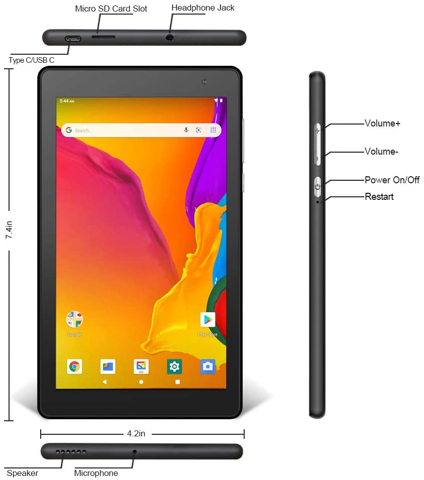 タブレットPRITOM P7 Pro 7インチクアッドコア2GB RAM 32GB ROM
