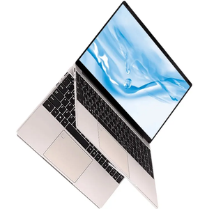 Komputer Laptop <span class=keywords><strong>Intel</strong></span> N5095 Quad-Core 15.6 inci, Notebook bisnis warna perak Harga terbaik OEM baru - Product Image 3