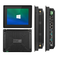 Moniteur industriel tactile capacitif sans ventilateur de 12,1 pouces avec système d'exploitation Win10/Linux, sortie VGA, aluminium IP65, neutre/Bestview/OEM