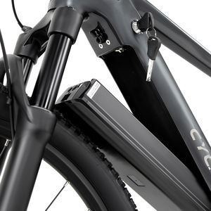 Nouveau VTT électrique en aluminium LEAO <span class=keywords><strong>EM5</strong></span> M560 500W 2026 avec frein hydraulique et batterie intégrée pour homme – Idéal pour le sport et comme deuxième vélo - Product Image 4