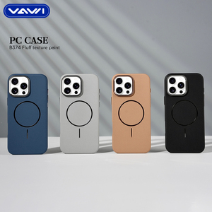 Coque de téléphone magnétique VAWI B374 en PC, effet peinture pelucheuse colorée, antichoc pour <span class=keywords><strong>iPhone</strong></span> 12 <span class=keywords><strong>13</strong></span> 14 15 16 17, Samsung et Huawei - Product Image 2