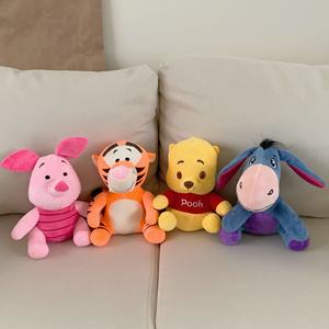 لعبة قطيفة 12 لطيف أنيمي الدب تيجر غرزة بووهيد إييور خنزير صغير قلادة مخلب آلة دمية سلسلة المفاتيح - Product Image 2