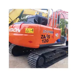 Yüksek kalite ve aktif kullanılan hitachi ZX120 ekskavatör düşük saat kullanılmış ekskavatör satılık stokta