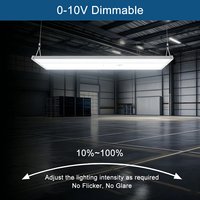 Luminaria Lineal Highbay de 2 Pies, 110W, Regulable 0-10V, Control por Sensor, Aleación de Aluminio, Fabricada en China, ETL DLC 6.0, 5 Años de Garantía