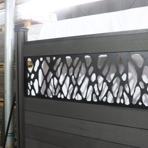 Valla de WPC impermeable al aire libre para la Agricultura Marco de malla 3D con materiales plásticos de PVC de hierro Galvanizado y pintado para la seguridad del jardín - Product Image 2
