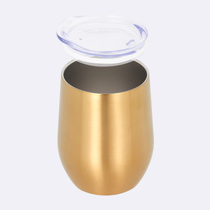 Insulated Wine Glass Belly Cup 12oz Stainless Steel Double Wall Vacuum Insulated For Party Use - Product Image 1