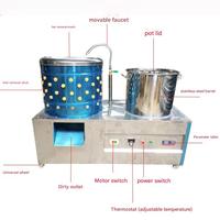 Machine à plumer les volailles entièrement automatique en acier inoxydable pour canards, oies, équipement d'abattage de haute qualité pour restaurants et usage agricole