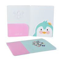 Carpeta de Archivo A4 de Plástico PP Ecológica con Tapa Dura y Doble Bolsillo, Portadocumentos con Logotipo Personalizado Impreso con UV para la Escuela y Oficina