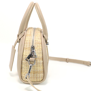 Bolso Bandolera Tejido para Mujer, Verano 2025, con Detalles en PU de Alta Calidad, Elegante Mini Bolso de Mano - Product Image 4
