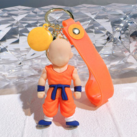 Porte-clés Anime en PVC Souple à Vendre : Accessoires de Porte-clés 3D en Caoutchouc à l'effigie de Personnages de Dessins Animés