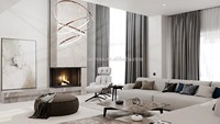 Villas Maisons Préfabriquées Design Moderne de Luxe Demeure Préfabriquée Maisons Préfabriquées Entièrement Meublées de Luxe 3 Chambres Maison 2 étages Cabine