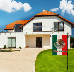 Bandera de jardín <span class=keywords><strong>Viva</strong></span> México, banderas decorativas de doble cara de 12x18 pulgadas, banderas de decoración exterior para patio, césped al aire libre - Product Image 2