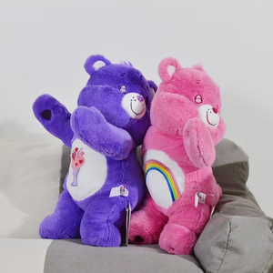 Sleeping Bear Plush <b>Pillow</b>, <b>Cute</b> Bear Stuffed Toy, Suitable for Home Decoration and Holiday Gifts - Product Image 3