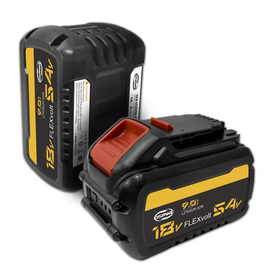 Bateria para ferramenta elétrica sem fio recarregável de grande capacidade 9Ah para DCB606 18V 54V Max Batterie para Flexvolt