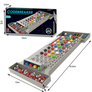 thumbnail image 2 of HEALSOPTHY Code Breaking Board Game And Brain Puzzle Set For Kids And 2 of 12