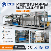 Système mobile d'équipement d'abattage pour volailles : Ligne d'abattage de poulets, connectez-vous à la production dès maintenant
