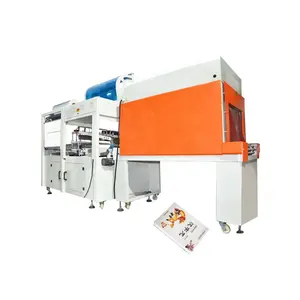 L Type Sealer And Heat Shrink Wrapping Machine Fully Auto Film Seal Shrink Machine Automatic Shrink Wrap Cutting Machine