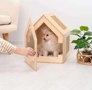Modern Custom Wooden <strong>Dog</strong> Cat House <strong>Extra</strong> Pet Furniture <strong>Small</strong> Indoor <strong>Dog</strong> Kennel <strong>Dog</strong> <strong>Crate</strong> with Acrylic Door for <strong>Dog</strong> and Cat - Product Image 5