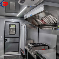 Taille personnalisée, remorque de restauration rapide, équipement complet, cuisine mobile Tacos, chariots à café, remorque de restaurant, camion de nourriture pour barbecue