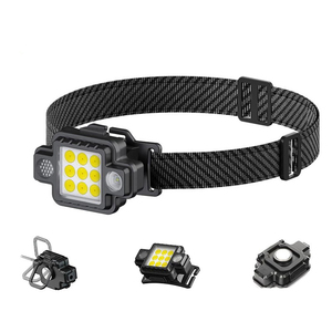 Lampada da lavoro magnetica portatile a <span class=keywords><strong>Led</strong></span> rosso blu lampeggiante faro multifunzione 9 COB <span class=keywords><strong>5</strong></span> modalità luce faro da pesca campeggio - Product Image 1