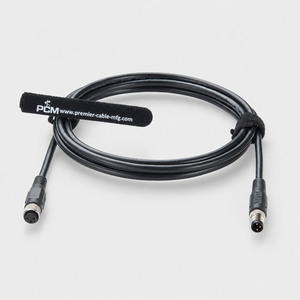 Câble d'extension de capteur M8 à 3 broches A-Code mâle-femelle 22AWG blindé IP67 étanche pour automatisation industrielle et actionneur - Product Image 5