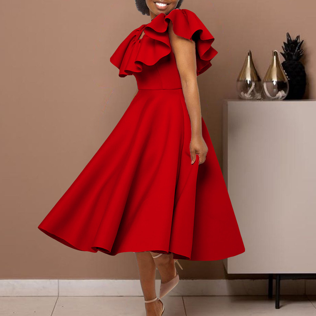 casamento convidada vestido vermelho plus size para festa