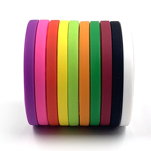 Pulsera Promocional de Goma Personalizable con Logotipo, Brazalete de Silicona - Product Image 1