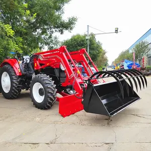 Venta de cargador frontal hidráulico mini tractor Lovol para Rusia