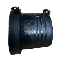 Raccords par électrofusion PE100 PE80 Noir PN16 	 Flange DN63 	 Raccords de tuyaux en plastique HDPE pour système de plomberie Raccords de tuyaux en HDPE