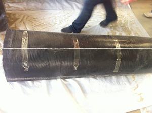 Impermeabilizzante Bentonite rotola rivestimento per discarica in argilla geosintetica con GCL-3 a membrana in HDPE da 0.2mm - Product Image 6