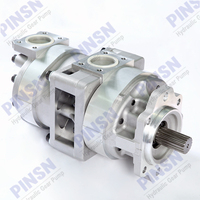 Pompe hydraulique à engrenages PINSN 705-53-42010 pour chargeuse sur pneus WA600-3/WA600-3D en alliage d'aluminium 7055342010 SAR125+125 en stock