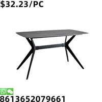 Bureau simple poste de travail en bois bureau d'ordinateur PC ordinateur portable étude Table d'écriture meubles de bureau à domicile