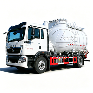 High Efficiency Howo 12m³ Vacuum Suction Pressure Truck Pneumatic Conveying Truck For <b>Powder</b> <b>Dust</b> Transportation - Product Image 1