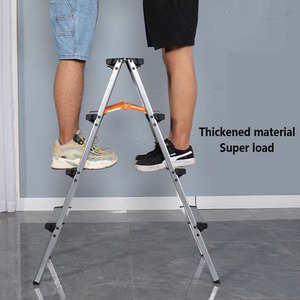 <span class=keywords><strong>Escalera</strong></span> plegable de aluminio de 2 <span class=keywords><strong>metros</strong></span>, pequeña <span class=keywords><strong>escalera</strong></span> plegable, tijeras - Product Image 5