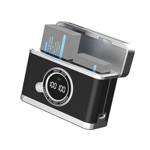 KingMa-Boîtier de chargement à double emplacement pour batterie NP-W126 compatible avec <span class=keywords><strong>Fujifilm</strong></span> X-S10 X-T5 X-T20 X-T2 X-A7 X100V X-T3 X-H1 - Product Image 1