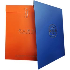 Bolsa para Archivos Personalizada, Papel Perlado, Decoración en Dorado, Bolsa para Contratos, Sobre para Archivos, Carpeta con Logotipo Personalizado, Bolsa de Seguridad - Product Image 1