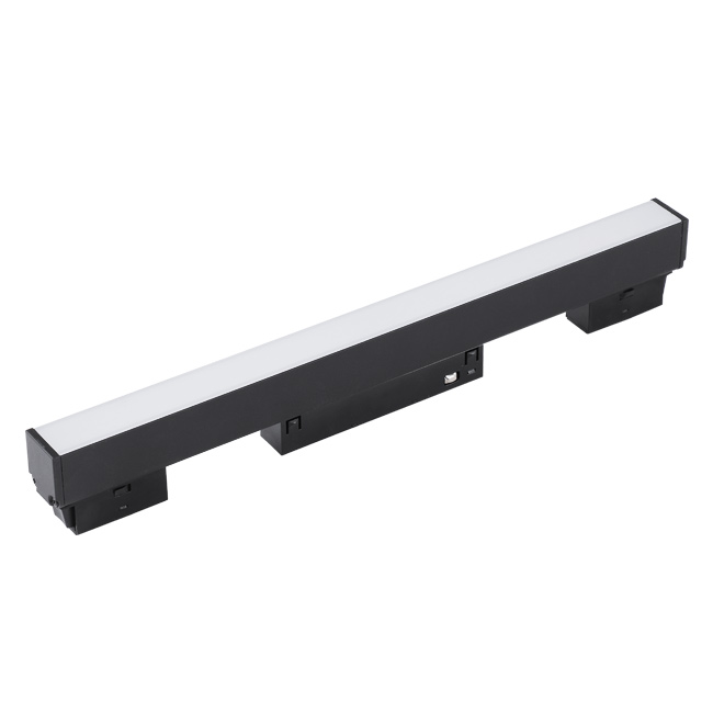 Светодиодный Трековый светильник для офиса, отеля, Черный Металлический Алюминиевый напольный Светодиодный прожектор 10 Вт, 20 Вт, 30 Вт