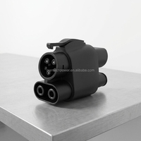 Adaptateur de charge rapide EV CCS2 vers CCS1 AC+DC, adaptateur de prise AC+DC 350A 250A