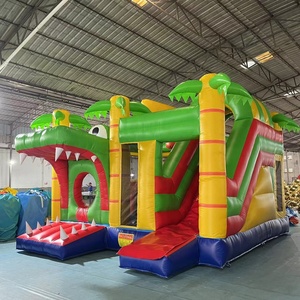 Château Gonflable Commercial Géant d'Extérieur en Promotion avec Bâche en PVC <span class=keywords><strong>de</strong></span> 0,55 mm – Qualité Supérieure - Product Image 5