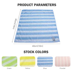 Asciugamani da cucina in microfibra personalizzati all'ingrosso strofinacci da cucina asciugamani da cucina antibatterici in fibra di bambù al 100%
