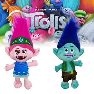 Hot Cartoon TROLLS BAND ENSEMBLE Jouets en peluche Magic Hair Elf Soft Plusies Soft Doll Fabricant Peluche Figure Jouet