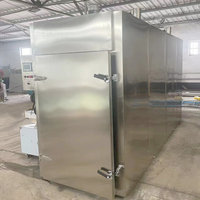 Four à fumage électrique automatique en acier inoxydable 304 avec porte vitrée, pour viande, saucisses, poisson, poulet, fumage commercial, haute rigidité
